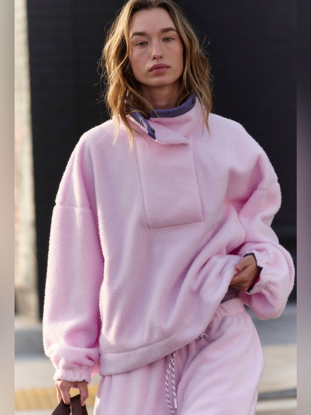 Free People Movement Role Call Set in Powder Pink Combo Size L NWT - Picture 4 of 9